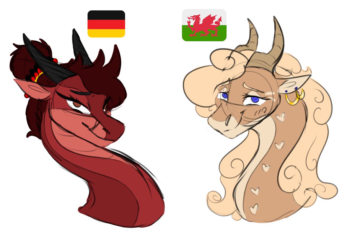 houndofiberia19's tweet image. Germanic family 🇩🇪🏴󠁧󠁢󠁷󠁬󠁳󠁿

Choose your girl :D 
#germany #wales #dragon #contrydragons #promisedland #comic