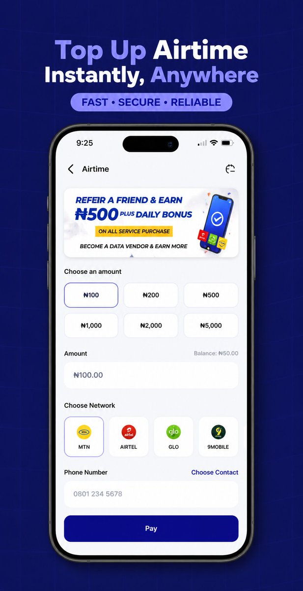 faav11_'s tweet image. Wrapped up 4 fresh UI promo designs for our Play Store launch🥲

Built for speed, clarity, and that clean fintech feel — from airtime to data, everything designed to convert🌚

Platform: Datapaddy
More updates dropping soon… stay locked 👀
#pulsepointng #technigeria