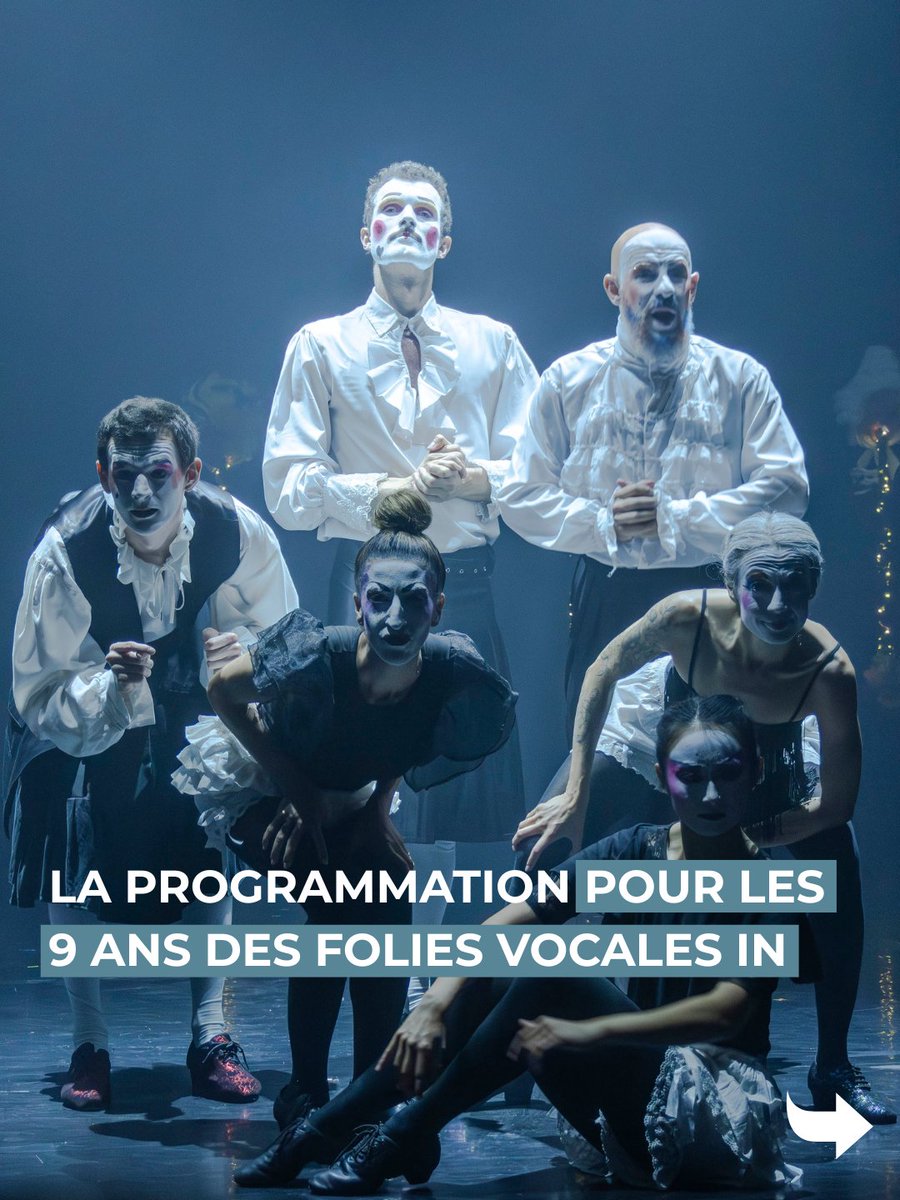 foliesvocales's tweet image. Et oui… déjà 9 ans 🎉
Les Folies Vocales reviennent avec une programmation IN pleine de voix, d’émotions et de belles surprises ✨🎶

Découvrez toute la programmation et réservez vos places : foliesvocales.com

#agen #programmation #festival #musique #toulouse #bordeaux
