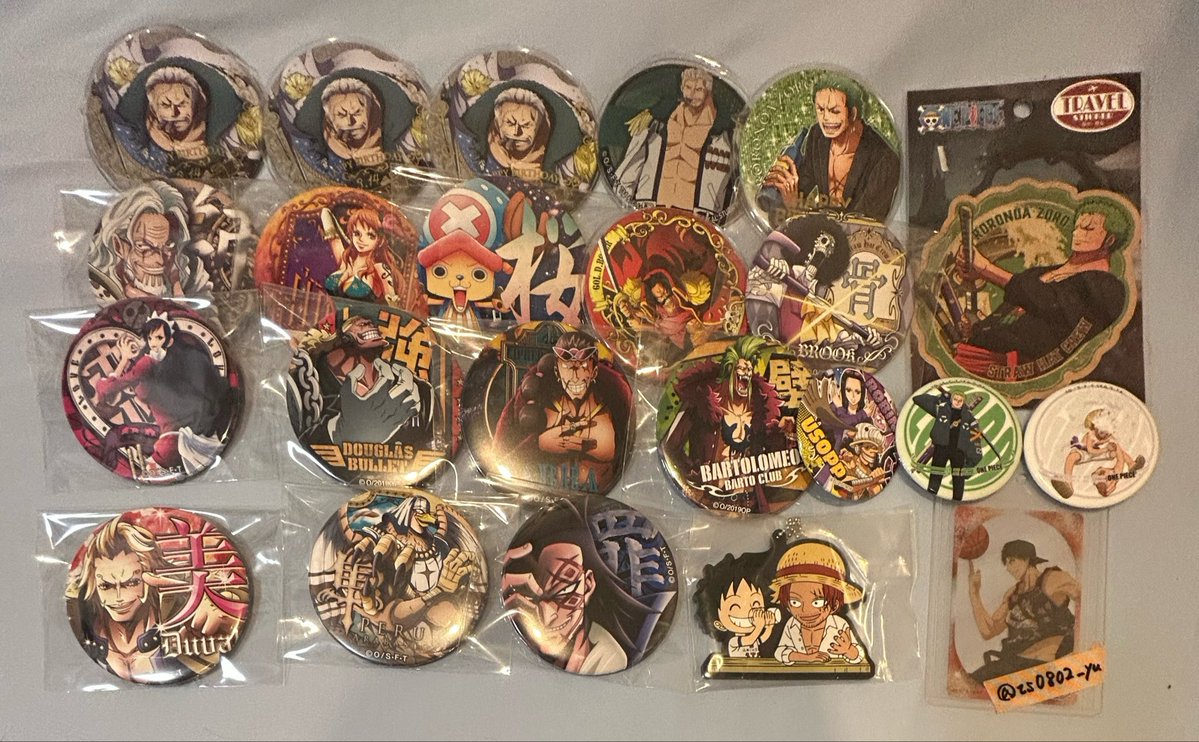 ワンピース ONEPIECE 輩 缶バッジ 買取/譲渡/交換 求 希望額+送料(詳細