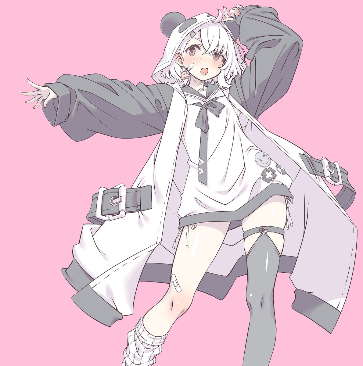 にじさんじ 笹木咲さん 改造衣装/改B
 #笹の絵 