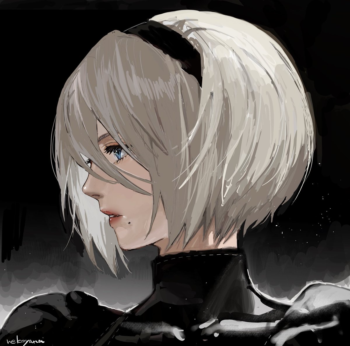 自分殺し生きている　#NieRAutomata