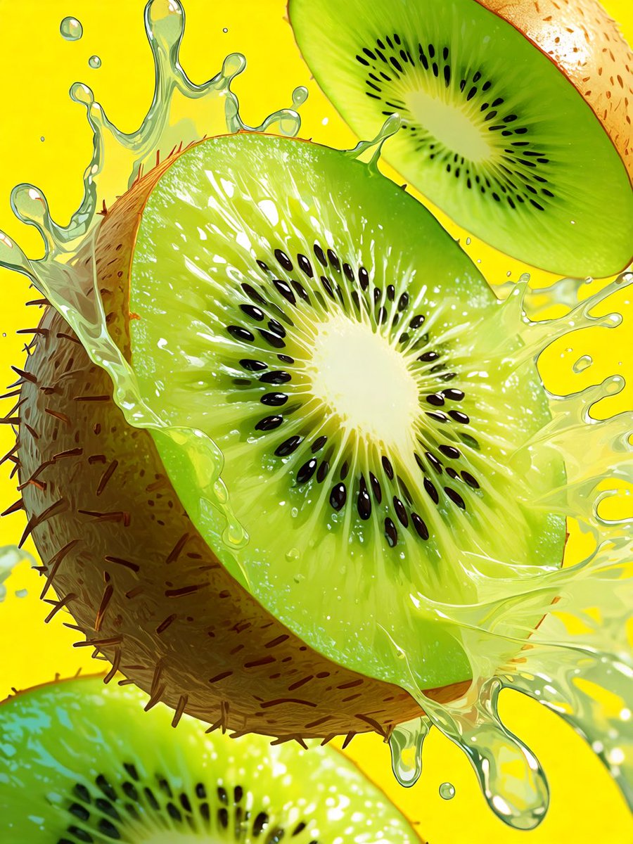 CM風動画を生成する為、 PixAI Tsubaki.2使用🥝 キウイ食べたくなってきた