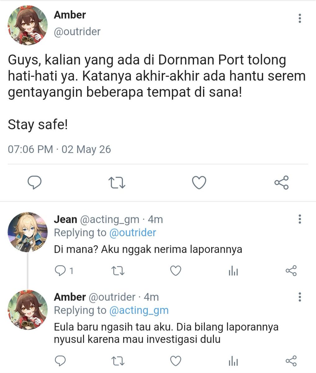 laternist's tweet photo. #varflins #knightlight short chatfic

Katanya ada hantu warna biru muncul di Dornman Port. Varka mencoba melakukan investigasi, tapi hantunya malah lari dari dia?

1. https://t.co/Qwbj8nf5J2