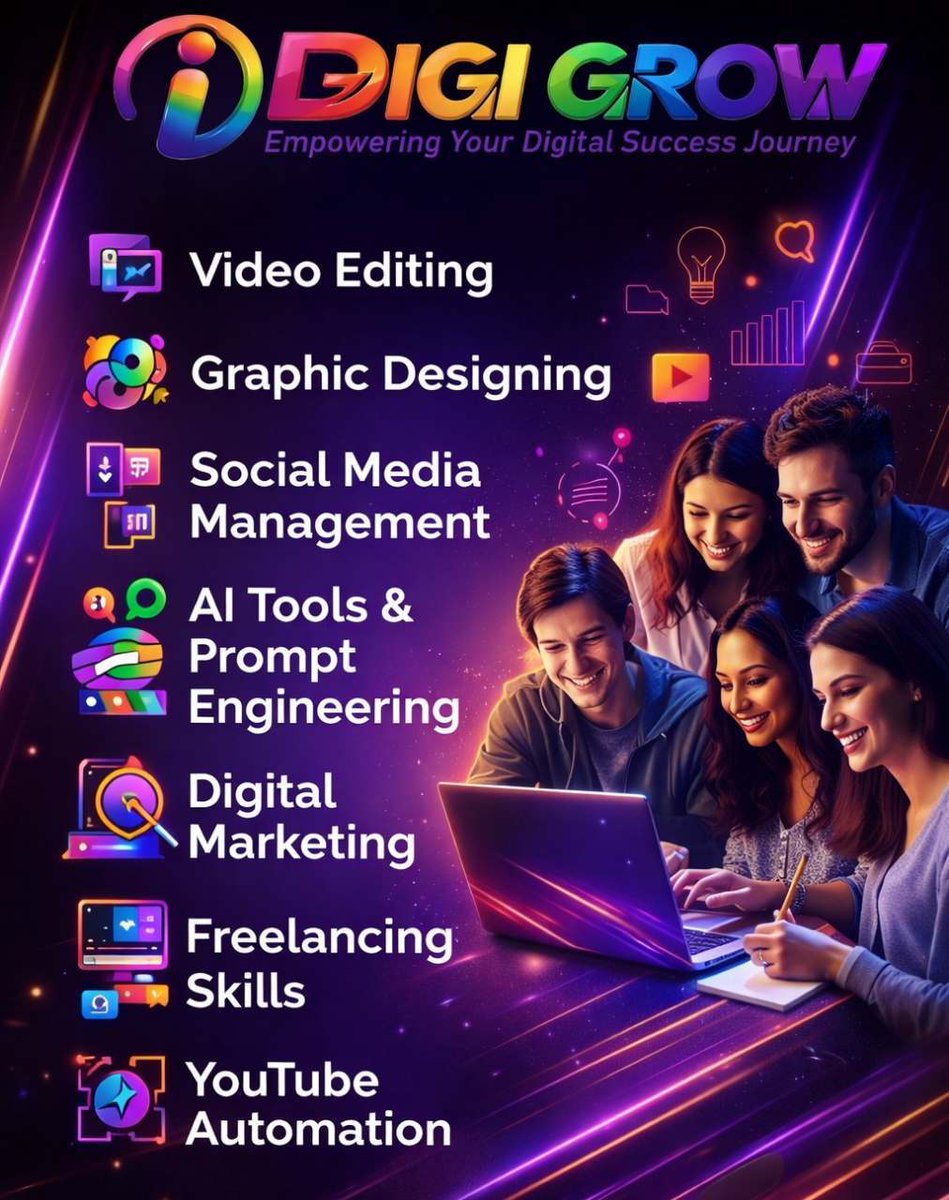 idigigrow2's tweet photo. Your future income depends on your current skills 💰

The digital world rewards those
who are ready to learn and act.
At I Digi Grow, we give you:

✔ Practical learning
✔ Real-world projects

#SkillUpgrade #DigitalFuture #EarnOnline #IDigiGrow #GrowthMindset https://t.co/N2vZtRGZVF