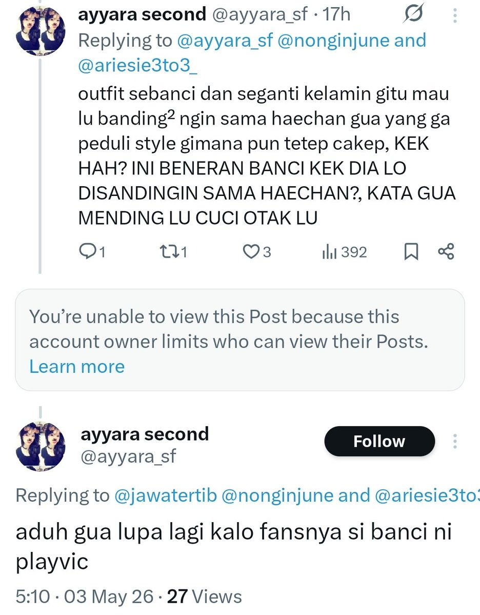 ‼️REPORT &amp; BLOCK‼️

⭕️ Report as: Hate, Abuse, or Harassment

❌ WARNING: DO NOT INTERACT

🔗 tiny.cc/7cr2101
🔗 tiny.cc/8cr2101
🔗 tiny.cc/9cr2101
🔗 tiny.cc/acr2101
🔗 x.com/ayyara_sf

reply done if you have rnb