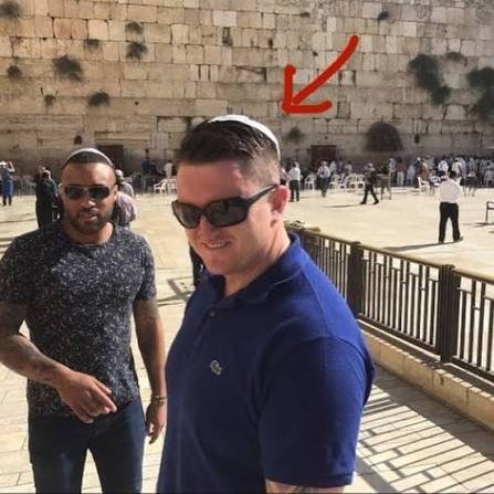 European patriots don't wear kippahs.