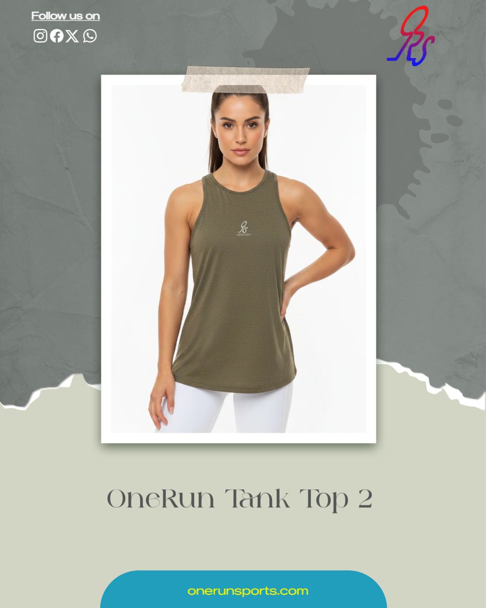 onerunsports's tweet photo. Elevate your workout wardrobe with the OneRun Tank Top 2 for just $28.83. Experience ultimate comfort and style on your runs. Grab yours today! #FitnessFashion #RunInStyle https://t.co/X48vmtISwV