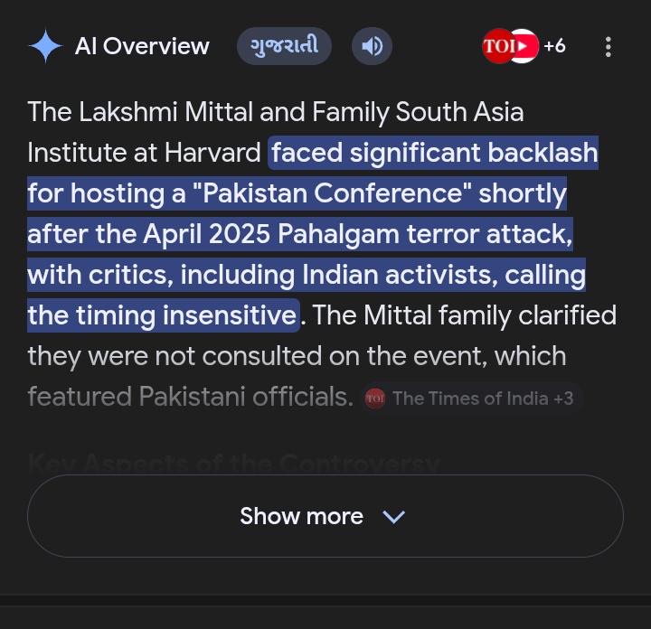 Yes I remembered this mittal the one who supports pakistan in their south Asia University