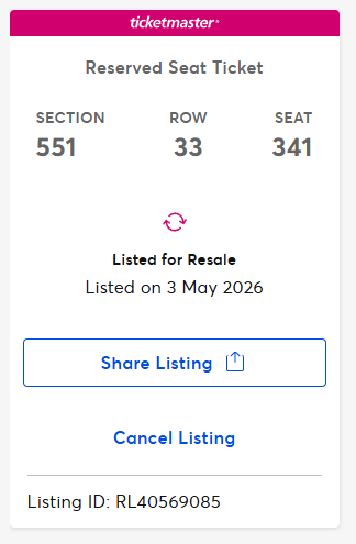 Its_Dan_O's tweet image. 🚨 Selling my #AEWAllIn ticket if anyone's interested🚨

❗️ SECTION 551, ROW 33, SEAT 341 ❗️

secure.ticketmaster.co.uk/rs/2300644BDF3…

#AEW #AllIn #London