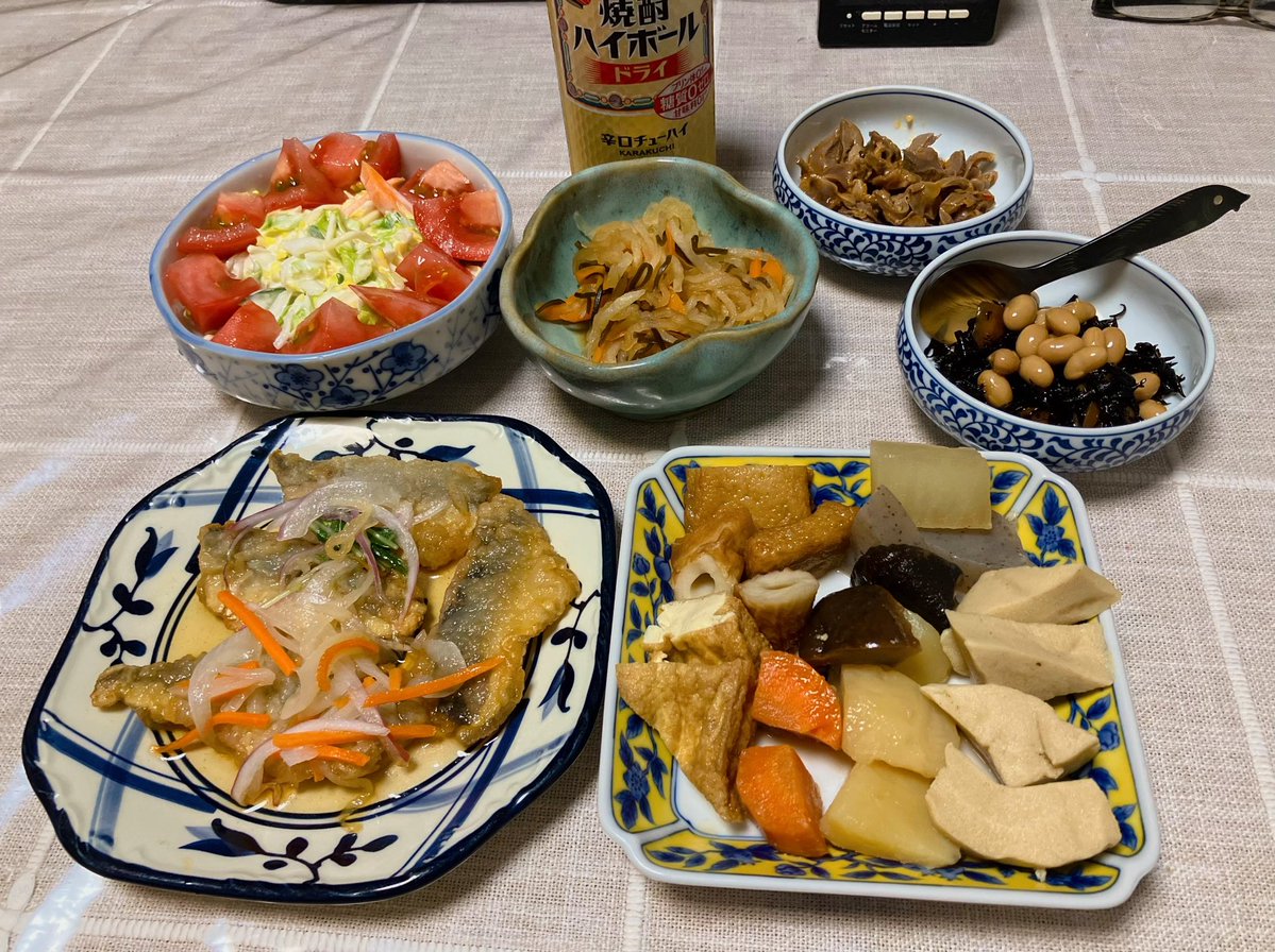 晩酌セット♪ #タカラ焼酎ハイボール