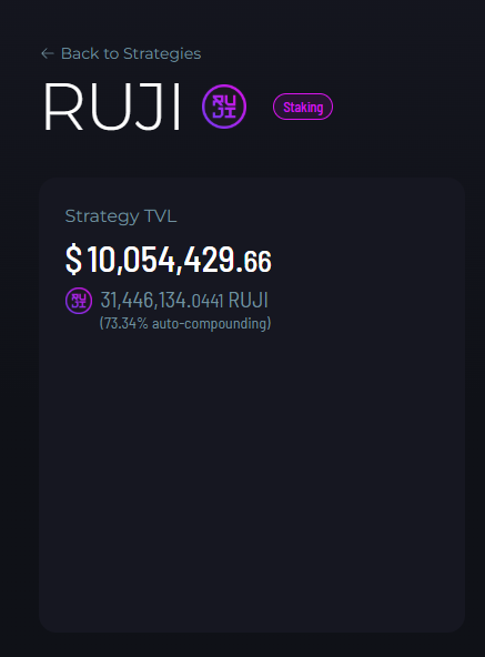 DonCoyoteDeFi's tweet photo. We crossed 10M TVL on $RUJI staking. LFG @RujiraNetwork https://t.co/5DJjoUTb2Q