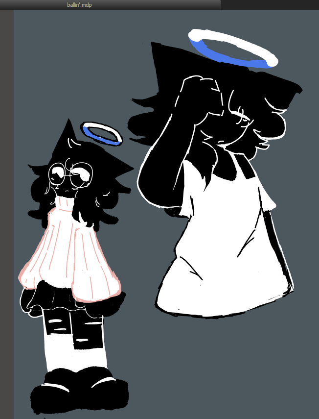 mikodotjpeg's tweet image. night mode miko lmao
#art #doodle