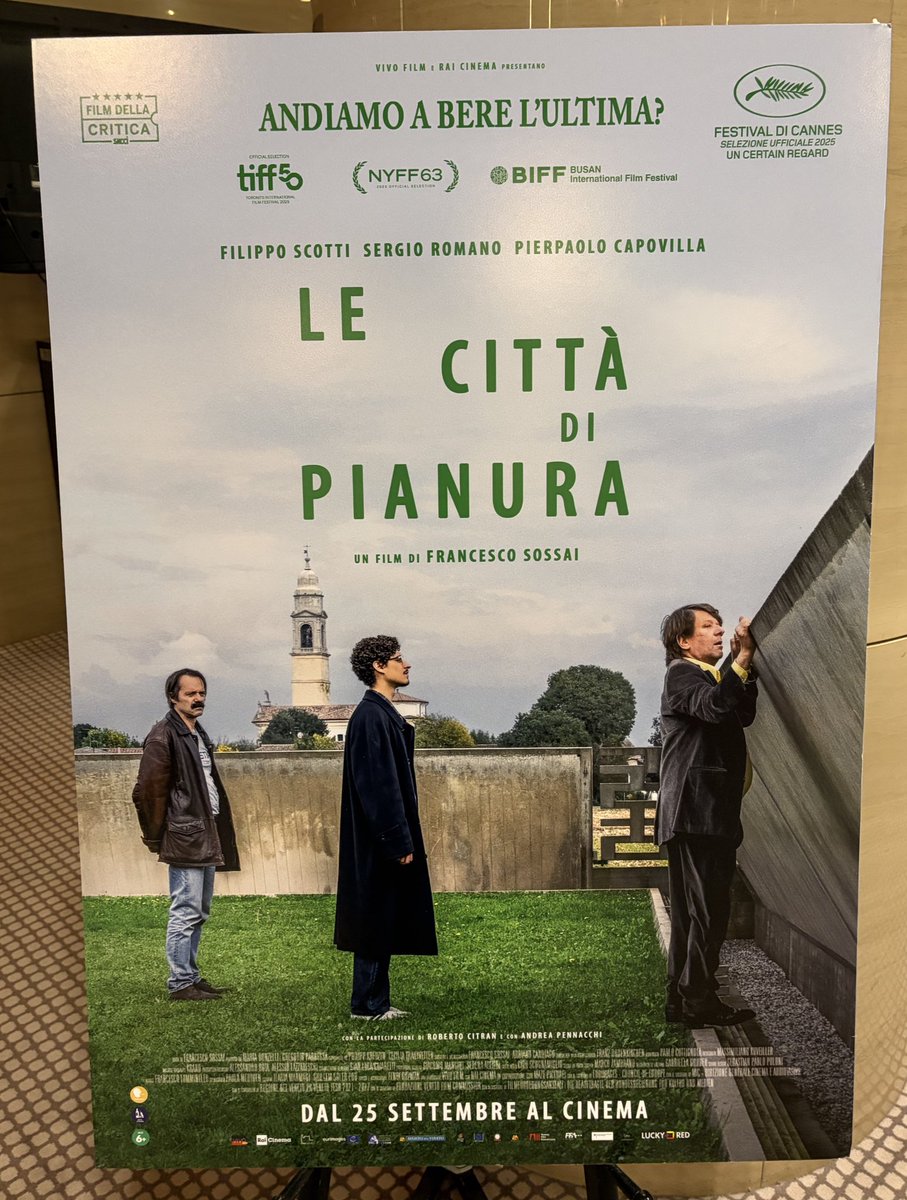 イタリア映画祭2026。3日/四本目「平原の町々」を観ます。#イタリア