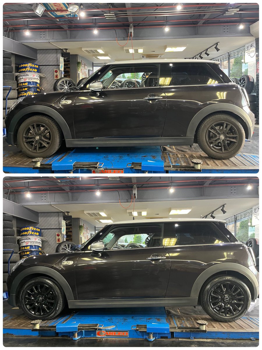 fit7377's tweet image. MINI F56のオーナー様にビクトリースポークご購入頂きましたありがとうございます🙇‍♂️

ボディカラーが珍しく限定車R56ハイゲートでしかなかったアイスドチョコレートメタリック！
F56から採用されていますが初めて見ました👀

MINI用ホイール在庫大量ストック中！

fit-mini.com

#mini
