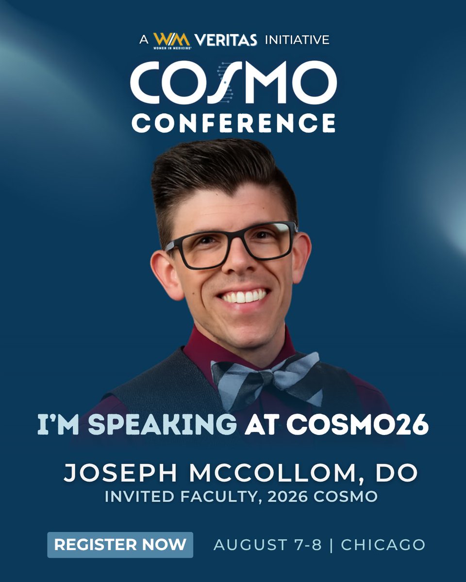 realbowtiedoc's tweet photo. Proud to be speaking at #COSMO2026 with @WIMedicine. Advancing trusted, evidence-based voices in medicine matters. #WomenInMedicine #HealthCareLeadership #MedTwitter #MedEd
#Oncology #DigitalHealth

https://t.co/0rVzGDPD25
@ShikhaJainMD @lungoncdoc @DrKarineTawagi @TwoOncDocs @DarcyBurbage