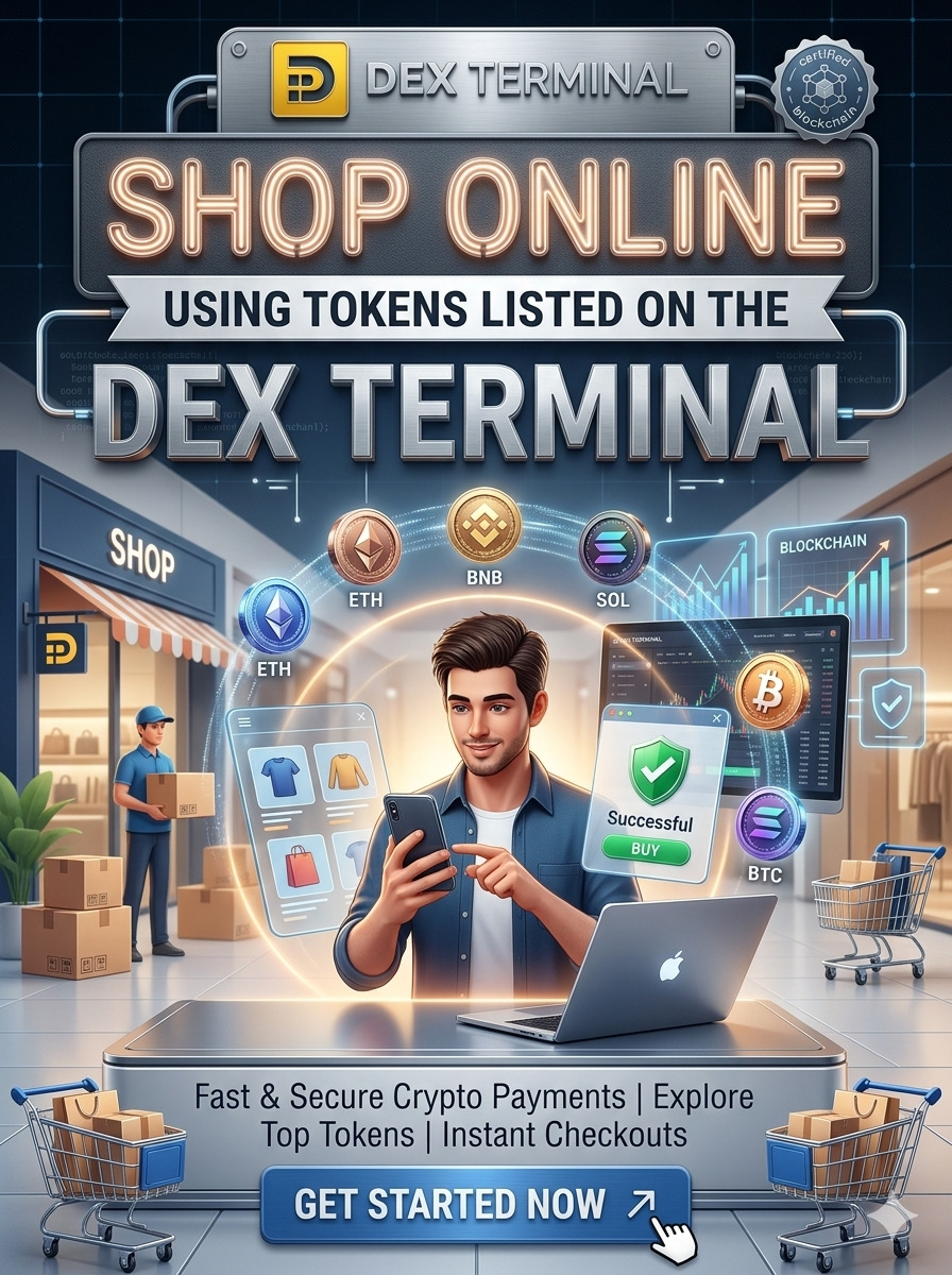 projectdexy's tweet photo. Unlock Global Commerce: Your Crypto, Will Be Spendable on DEX Terminal

Stop letting your digital assets just sit there. The DEX Terminal is bridging the gap between the blockchain and your front door, turning your portfolio into a powerful, real-world wallet. https://t.co/teaSeBDudq