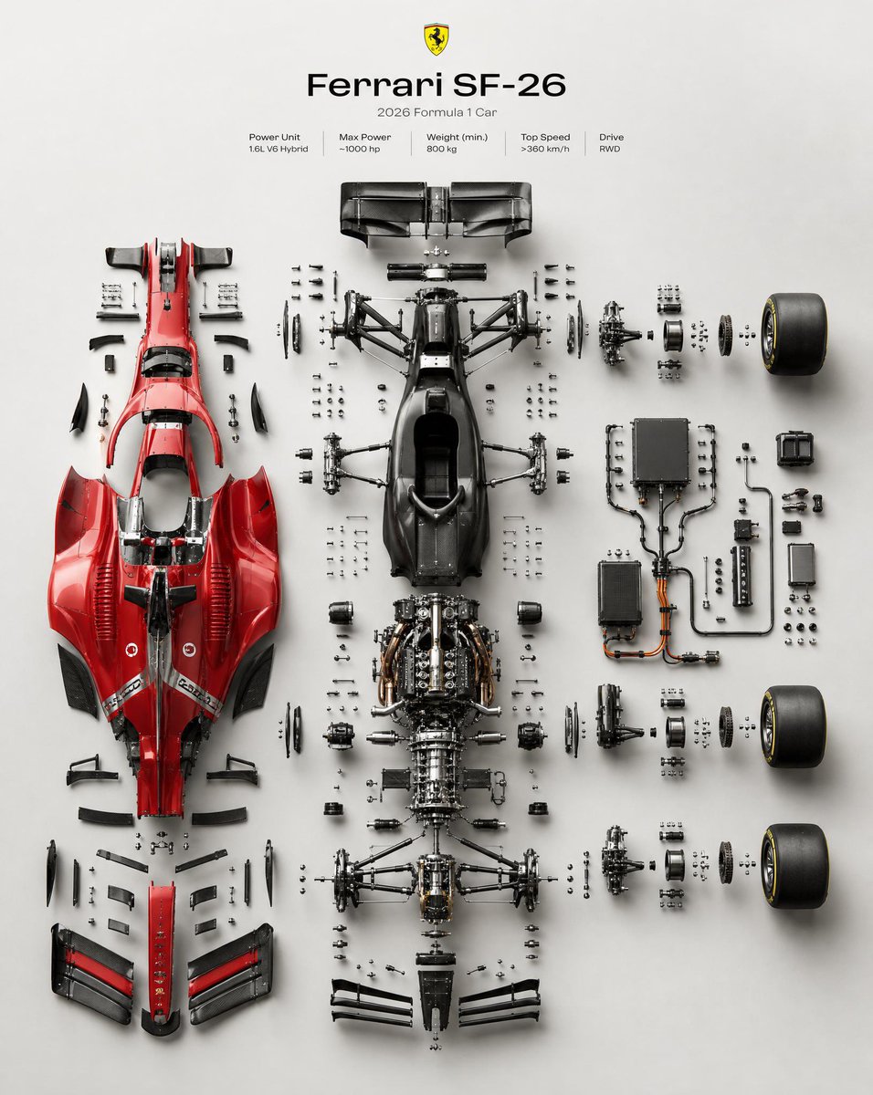 CallumGrey's tweet image. AI can now generate what engineers spend years building.
every bolt. every wire. every part.
AI did this. 🧵
#Ferrari #AI #Ducati #F1