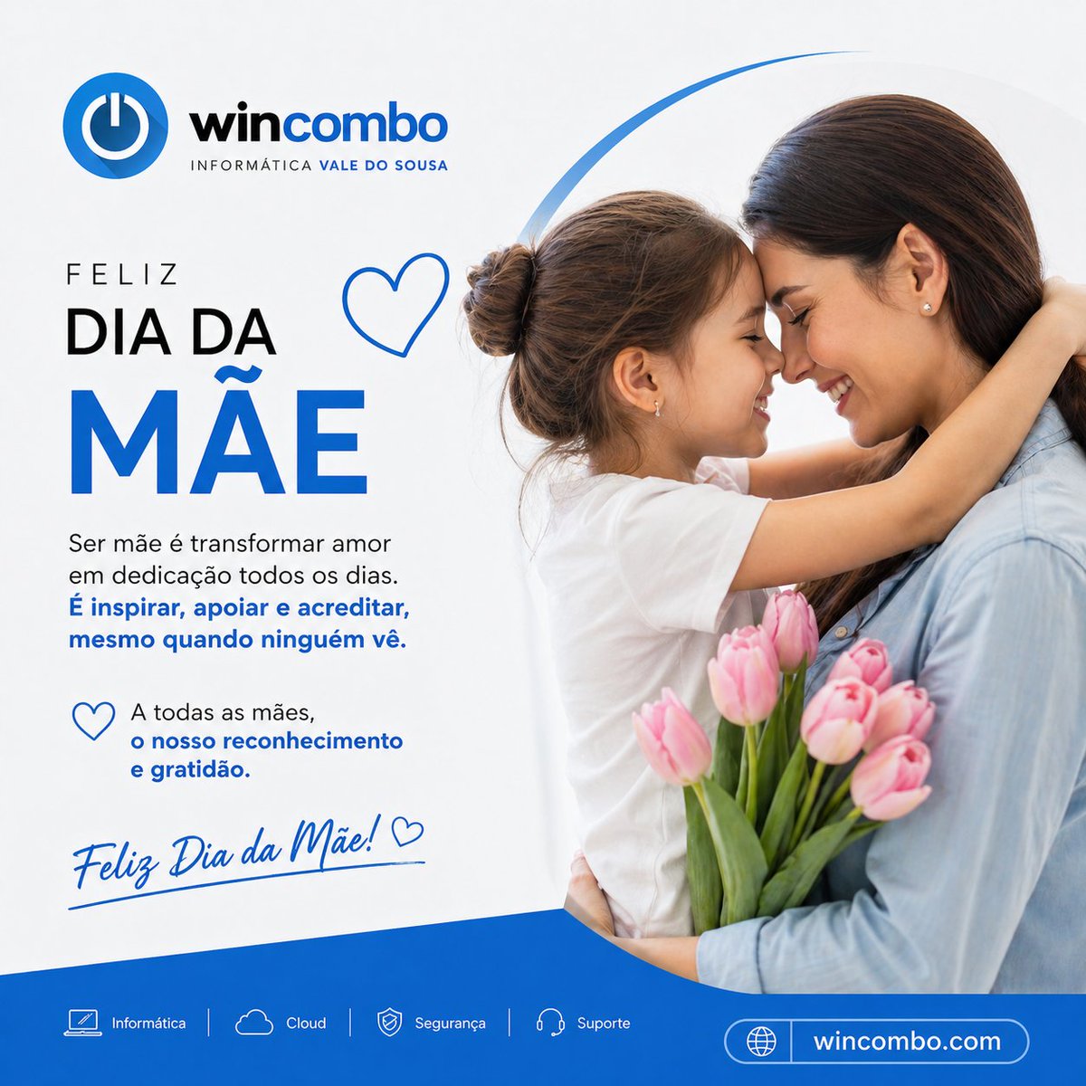 wincombo's tweet photo. FELIZ DIA DA MÃE!
Um amor mais forte que tudo, mais duradouro que tudo.
📷 Informática Vale do Sousa
📷 Geral@wincombo.com
📷 https://t.co/UW3MF2yyVL https://t.co/Y33E5BhkWh