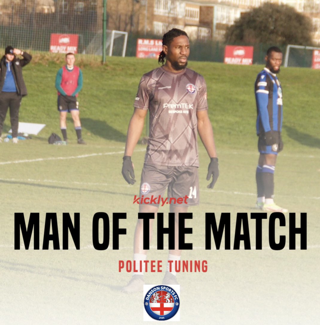 DSFC1st's tweet photo. MOTM v FC Greenwich 🏆 https://t.co/GPv9fYUGHQ