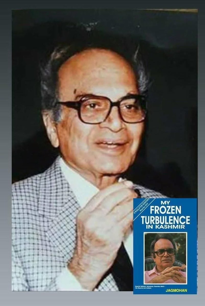 .Today, May 3rd, marks the 5th death anniversary of Jagmohan ji. With full responsibility, I've always maintained that he wasn't responsible for #KashmiriPandit migration from #Kashmir. While many criticize his last tenure in #Kashmir, if we have to criticize him, then we also
