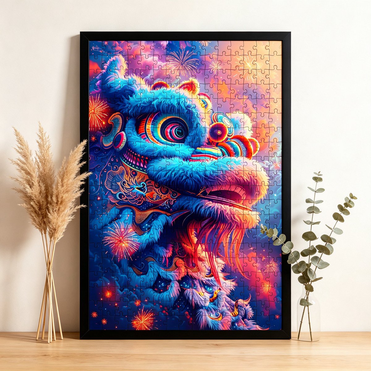 artfulmoment's tweet image. A jigsaw puzzle of Chinese cultural elements! #woodenpuzzle #chineseculture #wallart #uniquegift #luckygift
