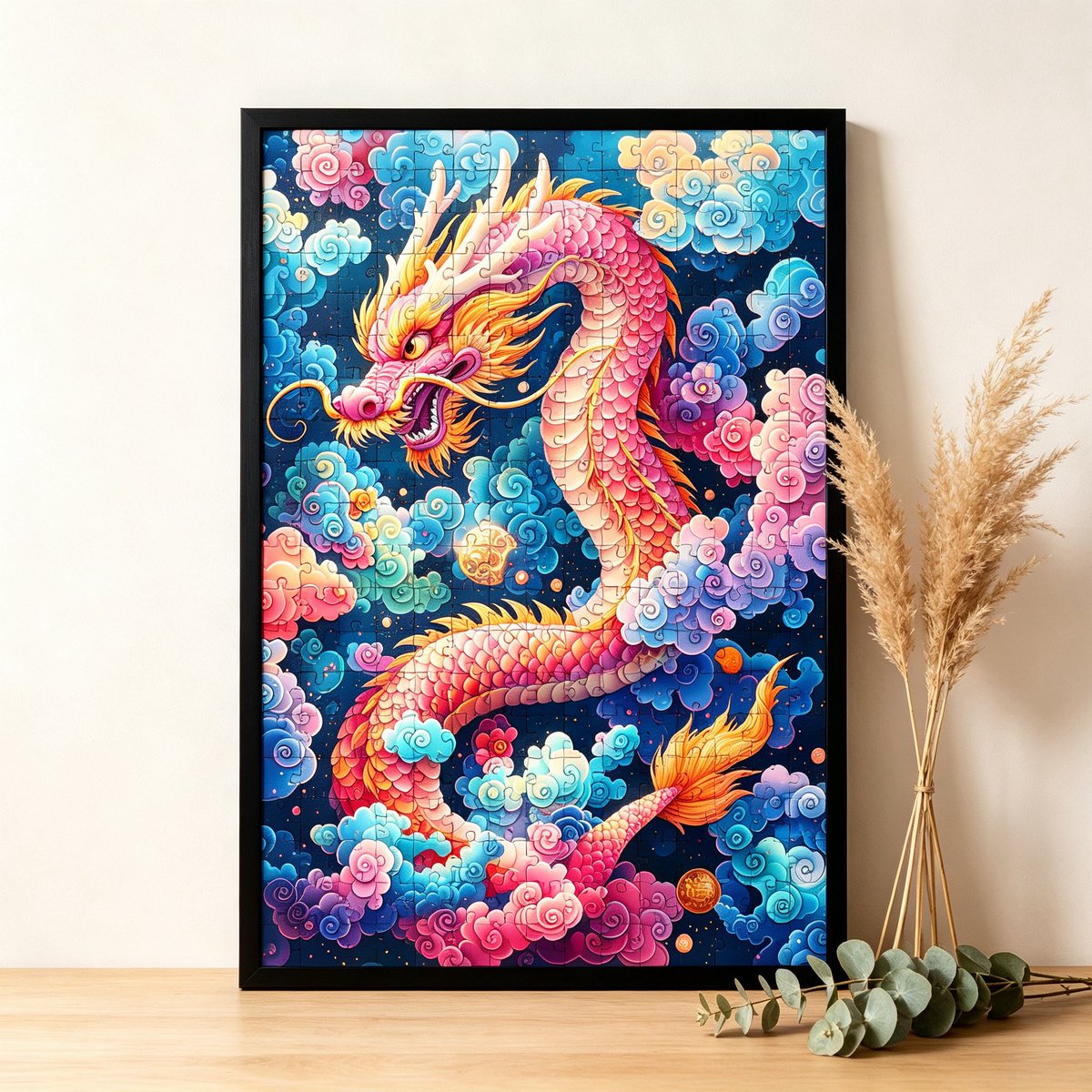 artfulmoment's tweet image. A jigsaw puzzle of Chinese cultural elements! #woodenpuzzle #chineseculture #wallart #uniquegift #luckygift