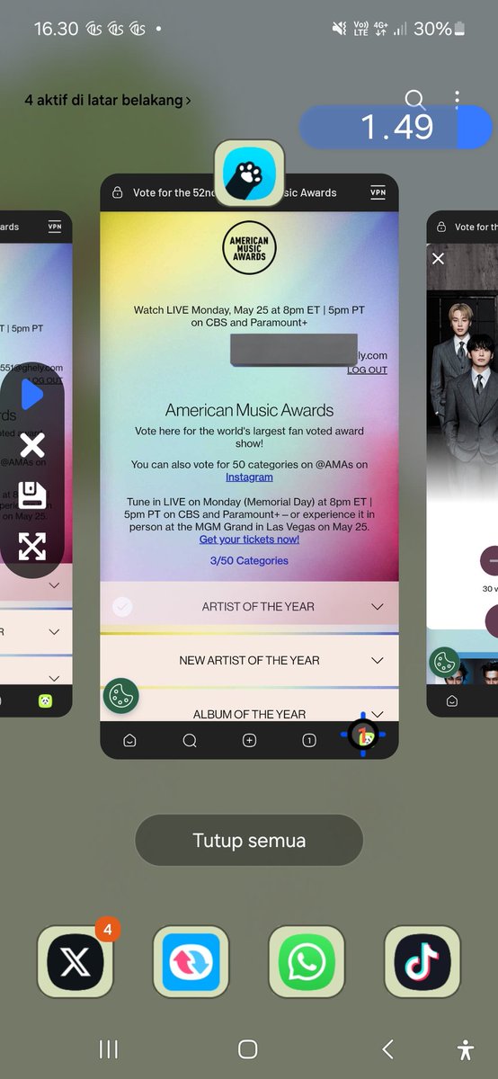Jangan lupa vote amas di web
Jangan lupa vote di ig rep 30x per kategori.
Jangan lupa semangat
No no males2an 
Krna 6 hari lagi end 😤🤏

vote.theamas.com
instagram.com/p/DXHH2kplOBV/…
instagram.com/p/DXHHxhclMKs/…