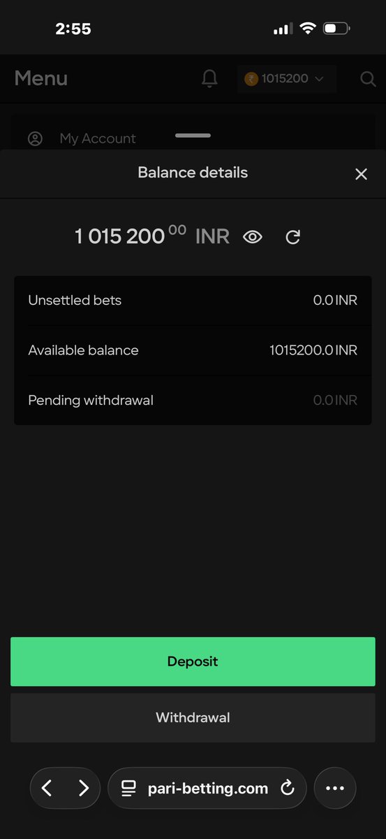 dkaparnathi's tweet photo. @parimatchindia Dont play in this game they are not providing withdrawal https://t.co/onpz4FBppN