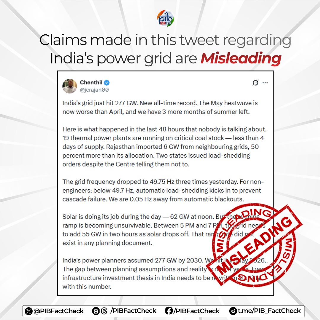PIB Fact Check tweet media