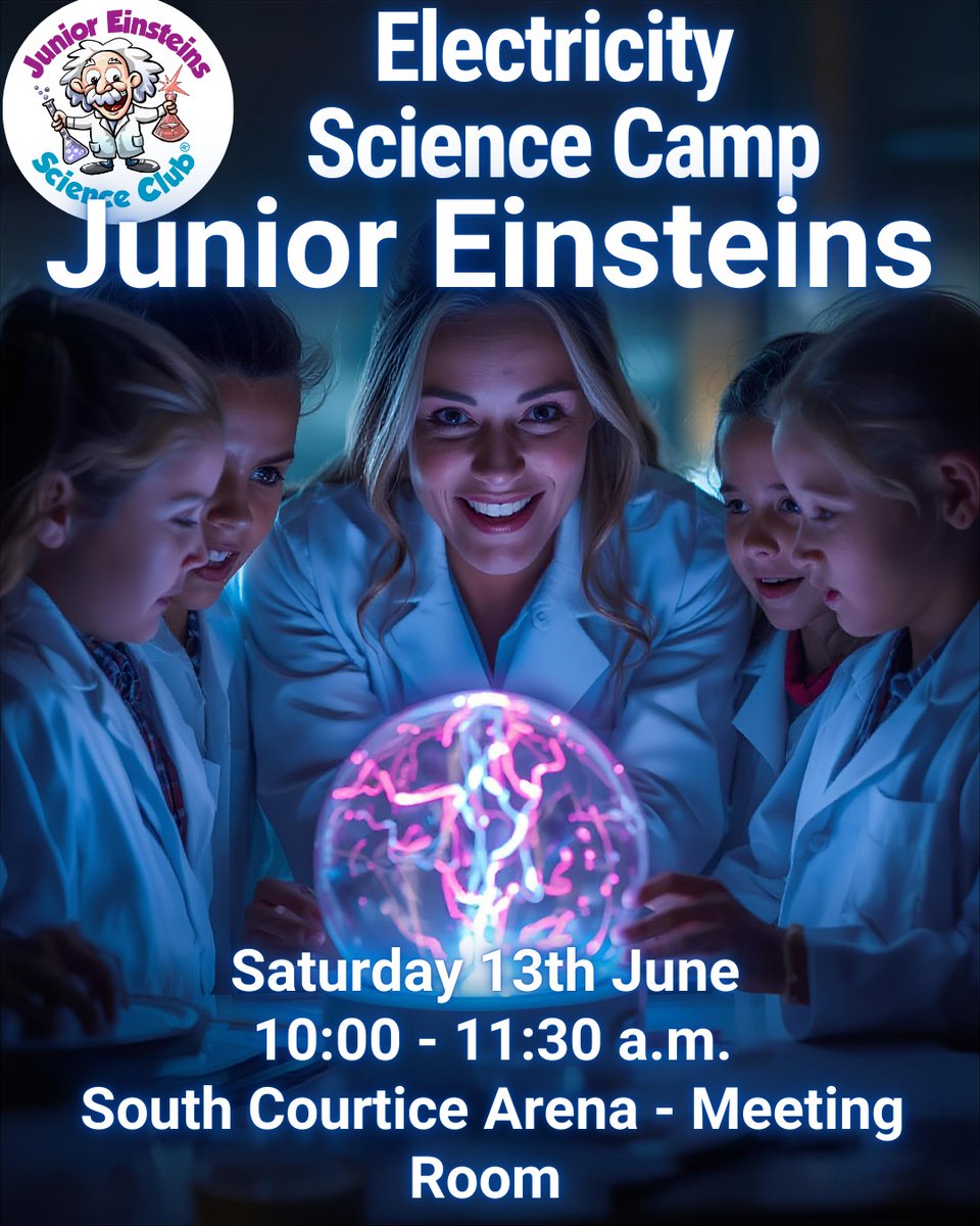 JEontario's tweet image. ⚡Junior Einsteins Electricity Science Camp!

📍South Courtice Arena - Meeting Room, Saturday 6th June, 10:00am - 11:30am!

#JuniorEinsteins #ScienceClub #STEMeducation #Science #KidsCamps #claringtonontario #oshawaontario #courticeontario #portperryontario #bowmanvilleontario
