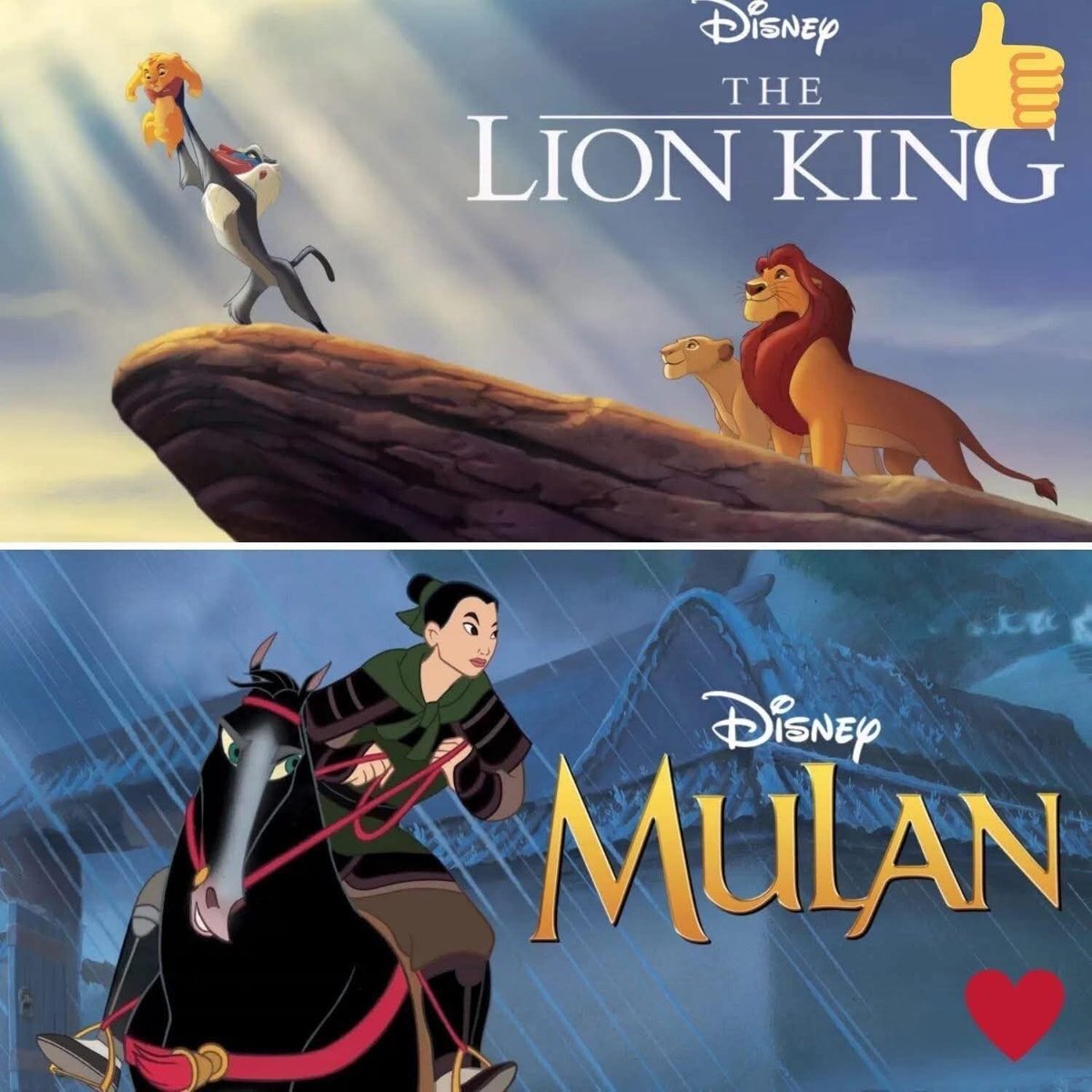 Magicheroesfr's tweet image. 🎥 Sondage du jour !

Vous choisissez lequel ? 👀

👍 Le Roi Lion
❤️ Mulan

À vous de jouer 👇

#MagicHeroes #Disney #Sondage #TeamDisney #LeRoiLion #Mulan