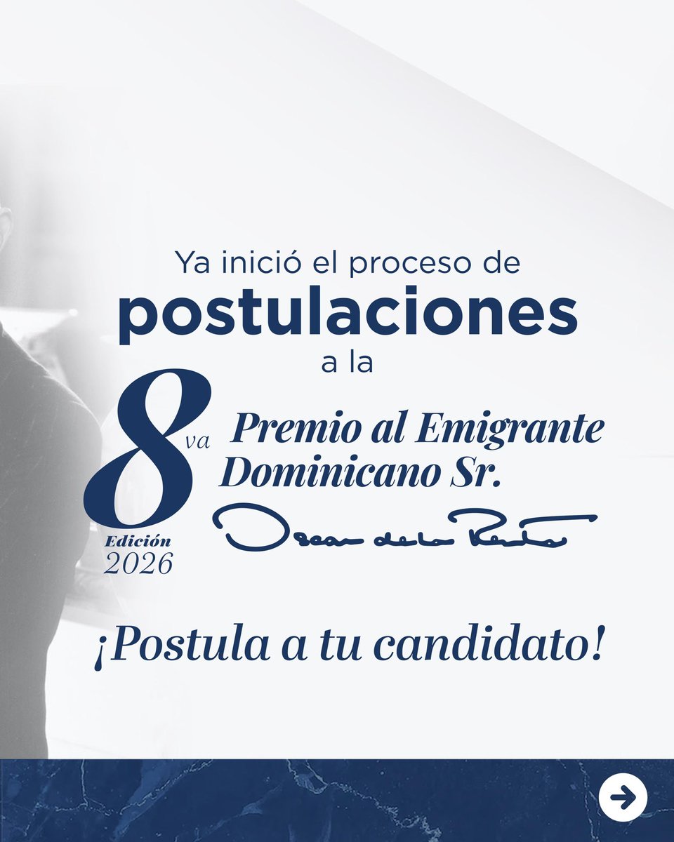 alegrejulia's tweet photo. ¡Regresa el reconocimiento que celebra el orgullo dominicano más allá de nuestras fronteras!  🇩🇴 https://t.co/KPrZ97YDvH