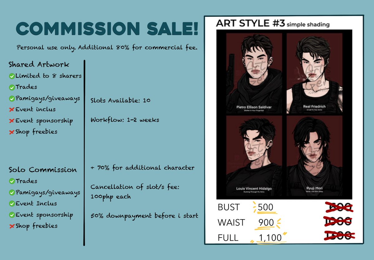 gen 🩷 comms sale 📌 tweet media