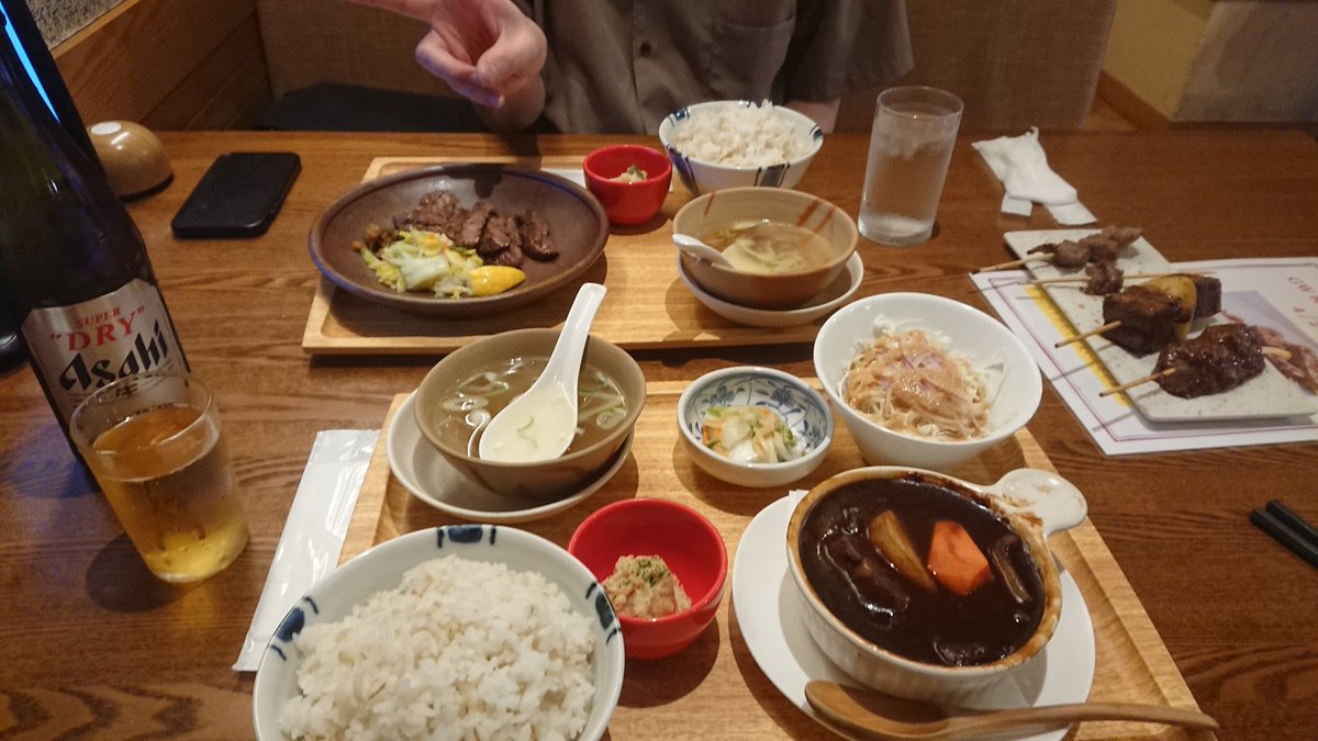 だいぶ久しぶりに会う友人と牛タンを食う