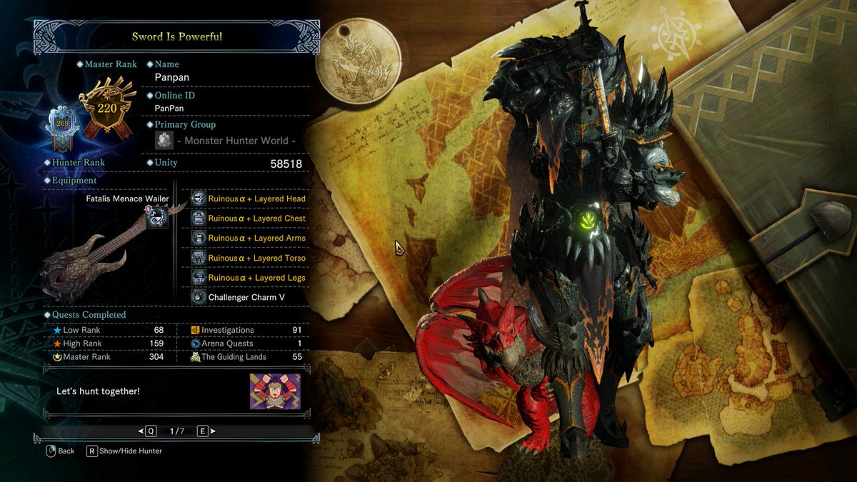 Gom_chun's tweet photo. Hunting Horn!!! https://t.co/Wkws5a4Xnw