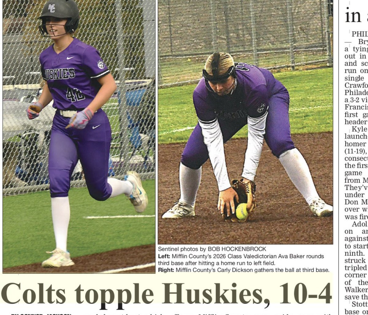 Mifflin County Huskies Softball tweet media