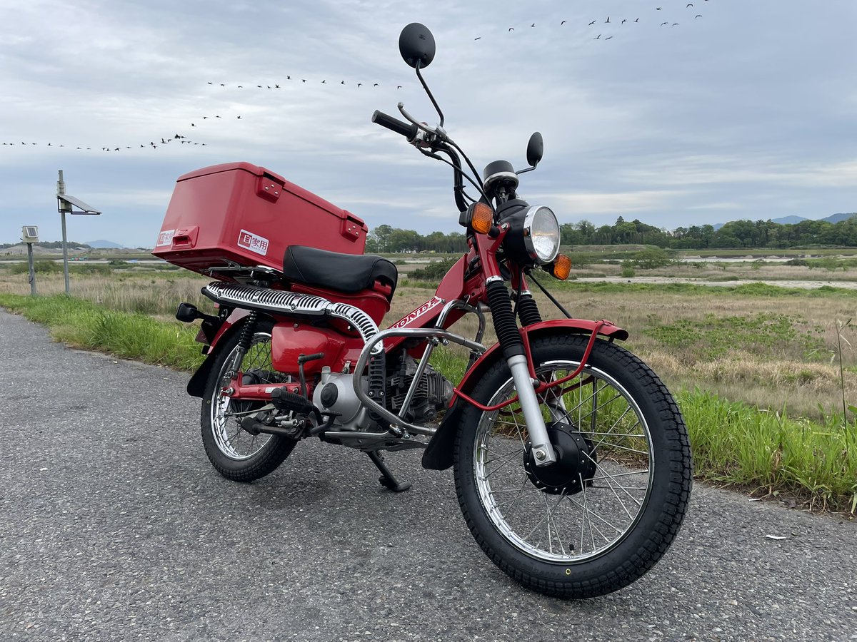 ＊値下げしました＊　ホンダ CT110 オセアニア郵政仕様(通称Postie) 散々ツイートしてましたが整備がひと段落ついたので、改めましてCT110