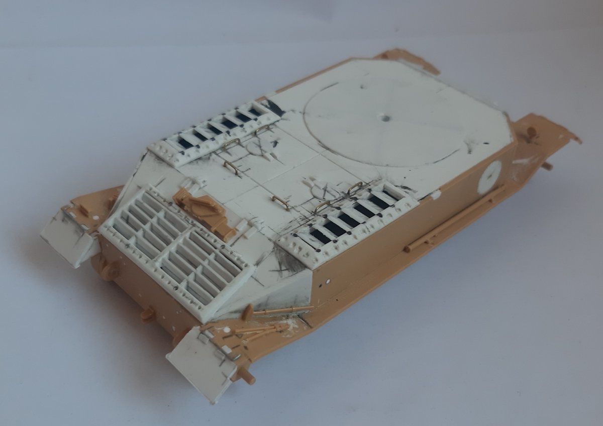 Sirdouglas1994's tweet image. #scalemodels 1/48 VK4501p made with #tamiya Elephant hull and Early Tiger turret