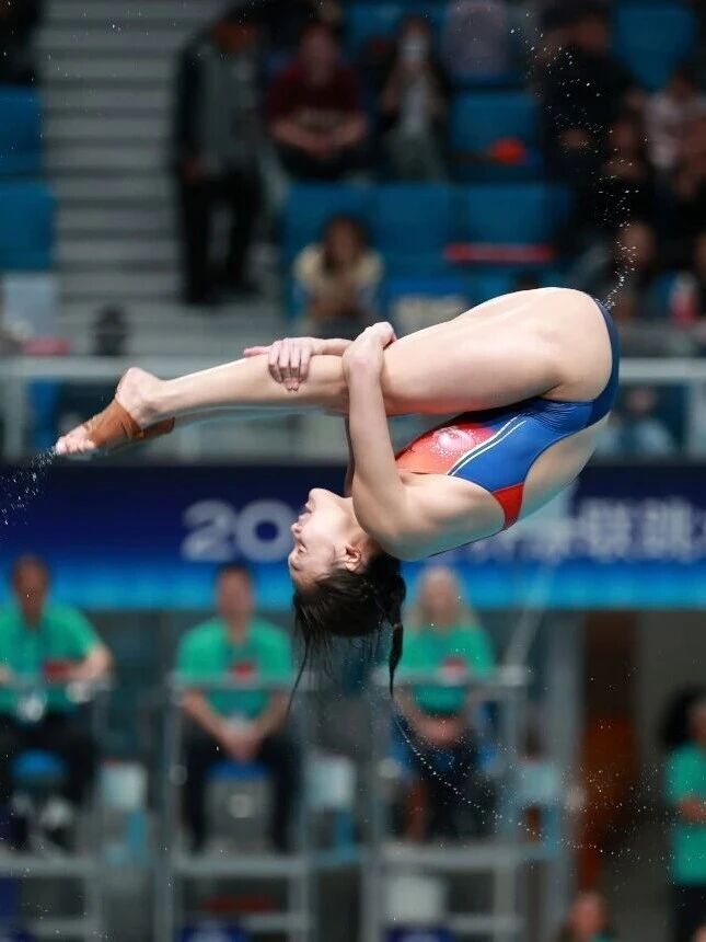 BeijingEvening's tweet image. 跳水世界杯女子三米板，冠亚军全部 GET！
China swept gold and silver in the women's 3m springboard final at the World Aquatics #Diving World Cup 2026 Super Final in #Beijing on May 3. Chen Jia took the gold, Chen Yiwen claimed the silver. #WorldAquatics