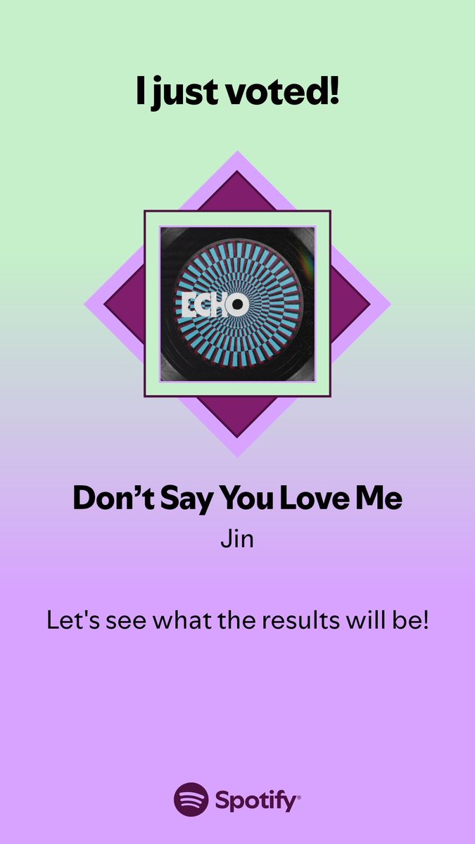 I just voted to help decide the MUSIC AWARDS JAPAN Best of Listeners' Choice: International Song. Check out this playlist and join me in the vote.

#SpotifyxMAJ  open.spotify.com/playlist/37i9d…