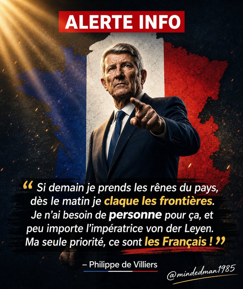 mindedman 🇫🇷 ✝️Amo Franciam #CeuxQuiPaient tweet media