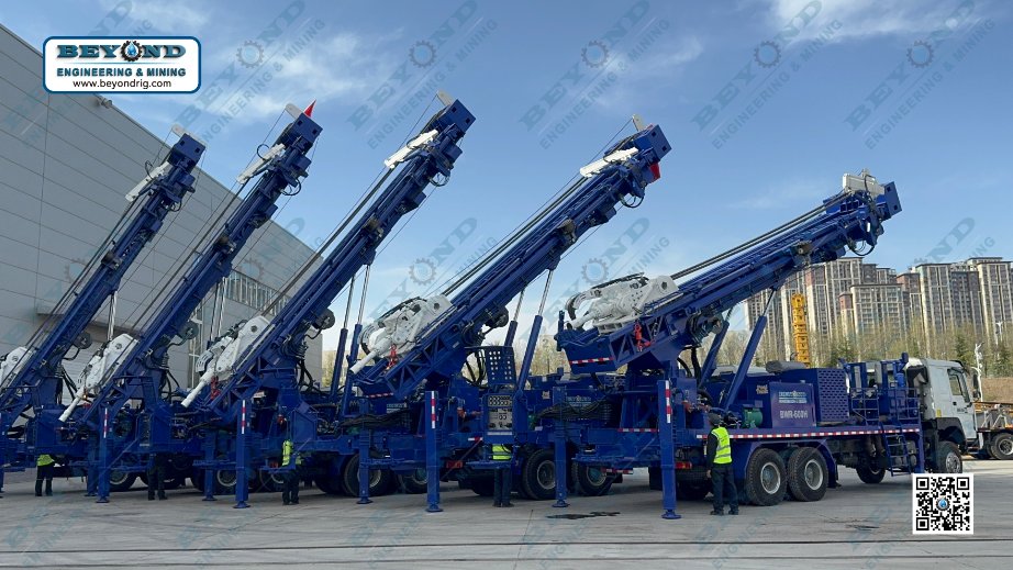SteveZh16291940's tweet image. 5 BWR-600H Rigs Ready to Ship — Cut Your Setup Time by 50%

No more wasting hours setting up at remote sites. These truck-mounted water well rigs are built for 600m depth and rapid deployment.

#DrillingIndustry #UserFeedback #EngineeringExcellence #BeyondRig #WaterWellDrilling