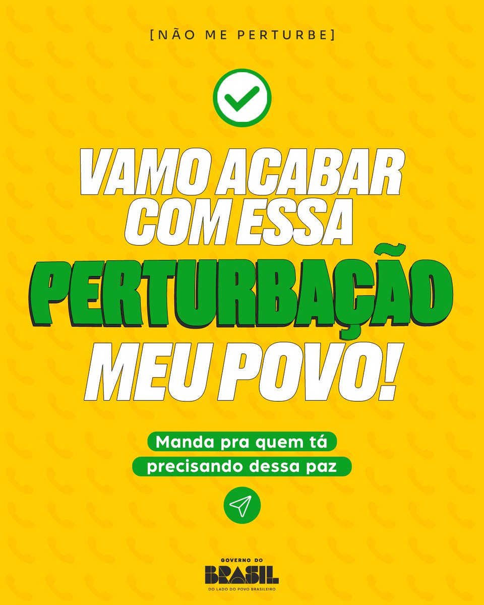 govbr's tweet image. 📵 É block neles, bebê! Operadoras de telefone, TV por assinatura, internet e instituições financeiras podem ser bloqueadas com poucos cliques, sabia?!

Em 2025, mais de 14,2 milhões de números foram cadastrados no Não Me Perturbe. É muita gente escolhendo mais tranquilidade 👇