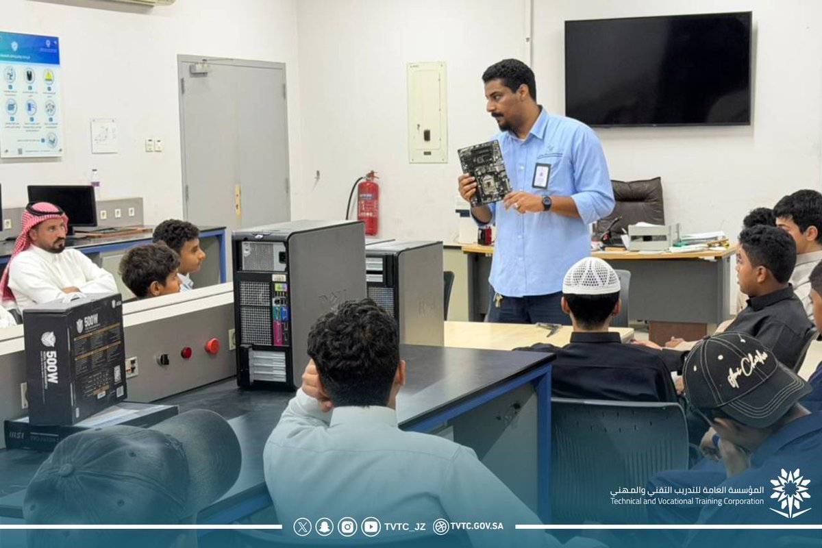 التدريب التقني بمنطقة جازان tweet media