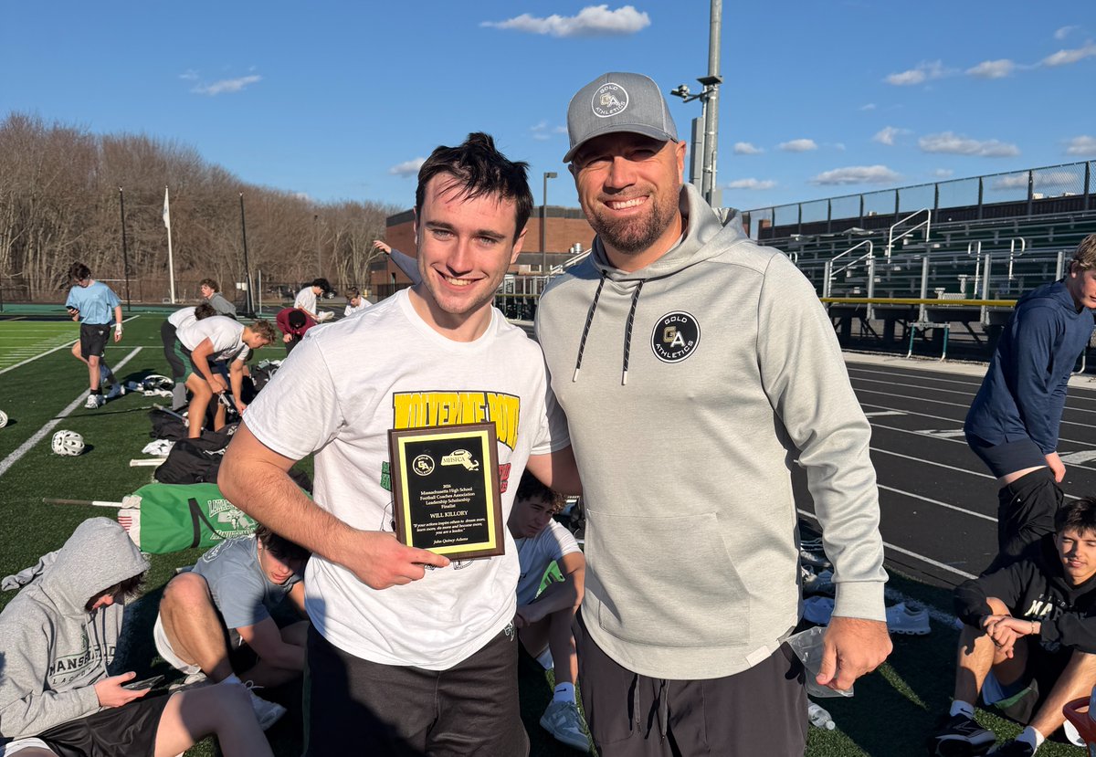 goldathletics's tweet image. Will Killory of @MHSFootballMA is an @MHSFCA4 Scholarship finalist. A true example of dedication, leadership, and excellence. Congratulations. 👏

#MHSFCA #Finalist #StudentAthlete @MattRossGold