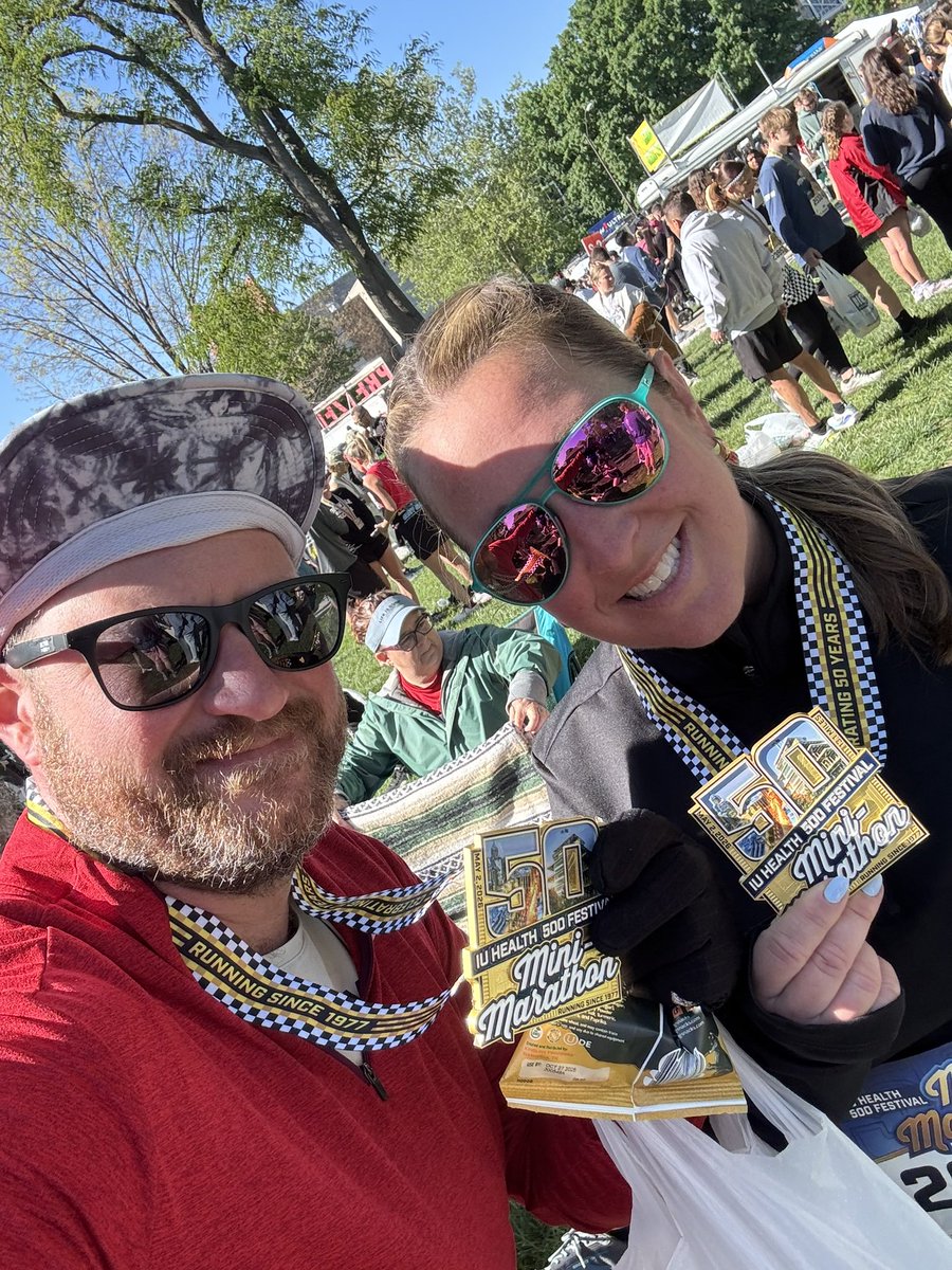 MikeREarnshaw's tweet image. Indy Mini Half-Marathon 2026!

Always one of my favorite weekends &amp;amp; races off the year, &amp;amp; 2026 did not disappoint! Great food, great company, &amp;amp; a great race! Had a blast running Megan’s race &amp;amp; supporting her through one of her best half’s in awhile!

#run #fitleaders
