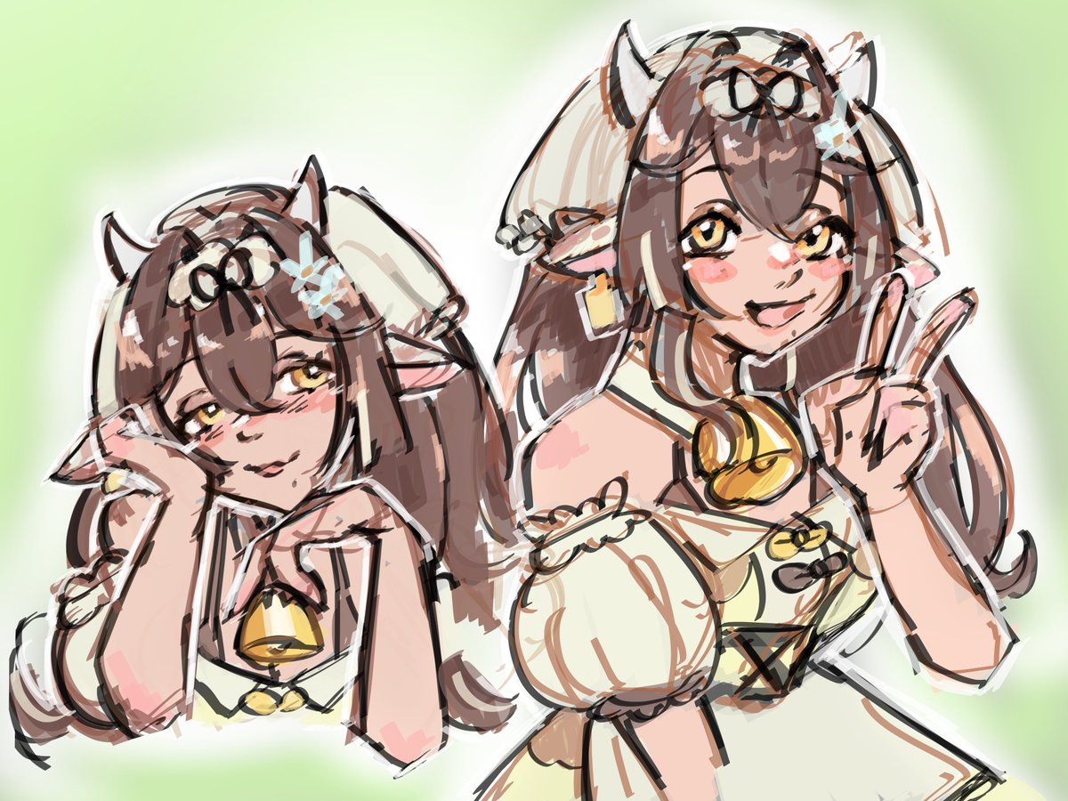 Dozy_Princess's tweet photo. I’ve been receiving a huge amount of love and support recently and I just wanted to say thank you~ for being so kind to me 

Beautiful artwork made by @v_ggie #dozyprincessart https://t.co/sOLBv3eFHH
