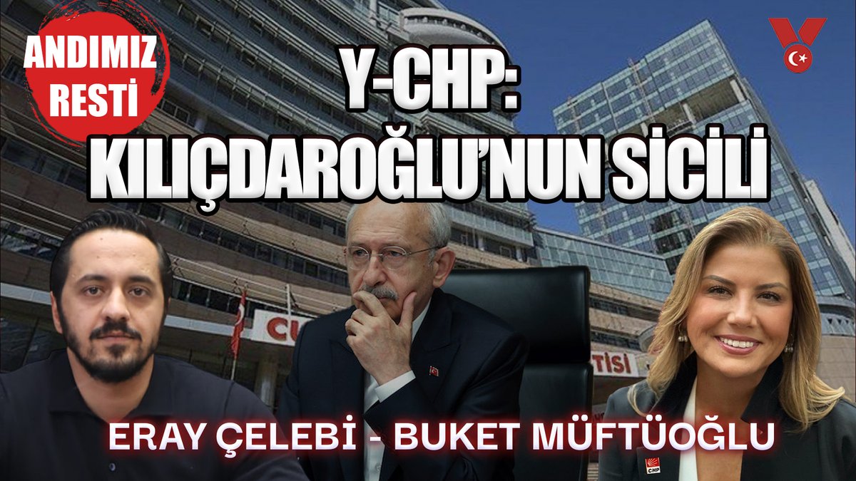 Saat 20.00'de yayında...

Y-CHP: Kılıçdaroğlu'nun Sicili - Andımız Resti | Eray Çelebi - Buket Müftüoğlu

İzlemek için:
youtu.be/1eaTFXJaIUE

<a href="/MuftuogluBuket/">Buket Müftüoğlu</a> <a href="/celebieray/">Eray Çelebi</a>