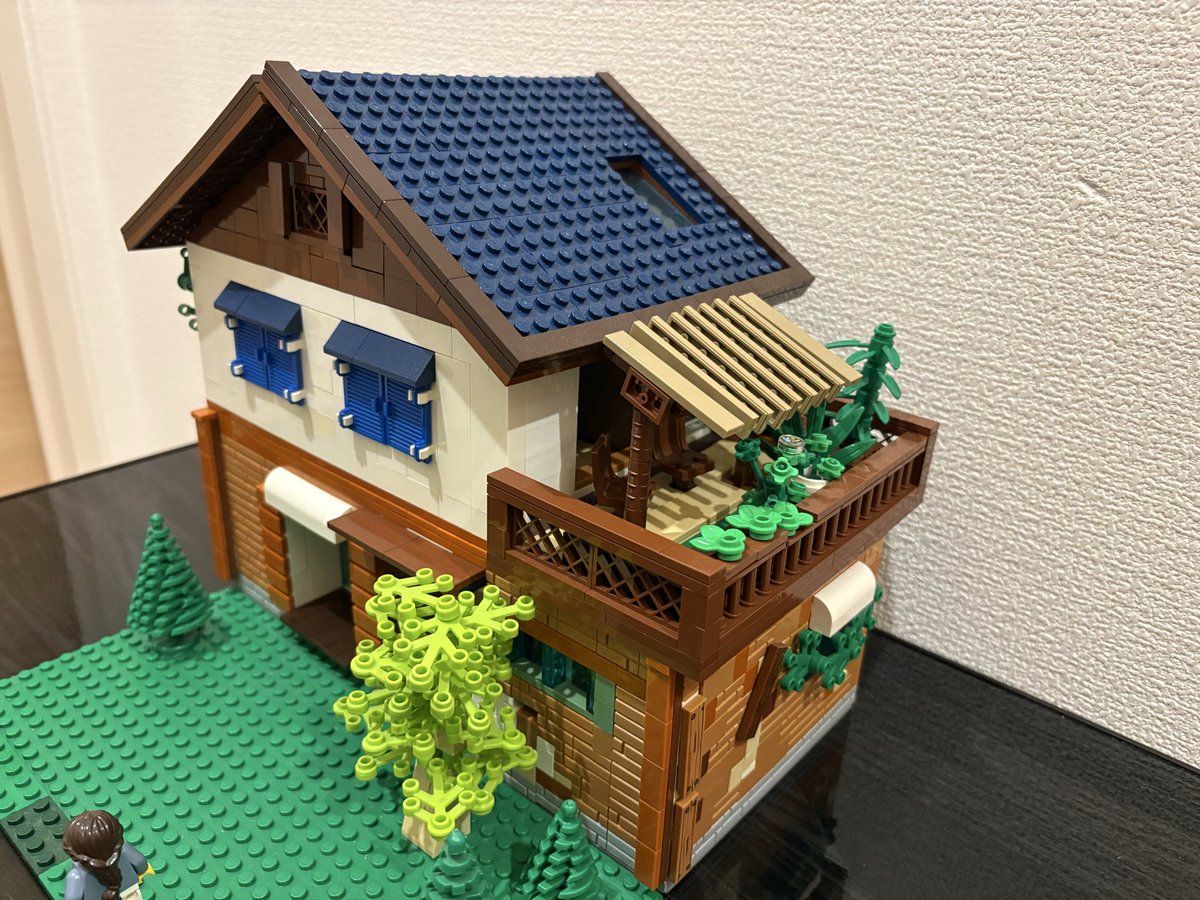 moilego's tweet photo. レゴで別荘を作りました。久しぶりの作品投稿。 https://t.co/31EJpvZ7q8
